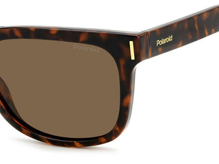 Polaroid PLD 6191/S unisex Havana Squared Sunglasses