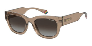 Polaroid Pld 6213/s/xn Women Brown Squared Sunglasses