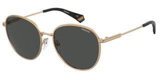 Polaroid Pld 6215/s/xn Unisex Gold Pantos Sunglasses