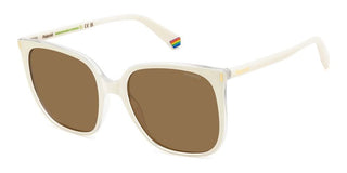 Polaroid Pld 6218/s Women White Geometric Sunglasses