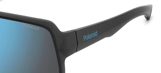 Polaroid Pld 7060/s Men Black Shield Sunglasses