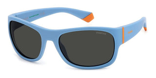 Polaroid Pld 8064/s Unisex Blue Rectangle Sunglasses
