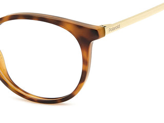 Polaroid PLD D496 unisex Havana Geometric Eyeglasses