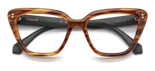 Polaroid Pld D575 Women Havana Cat Eye Eyeglasses