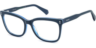 Polaroid Pld D586 Women Blue Rectangle Eyeglasses