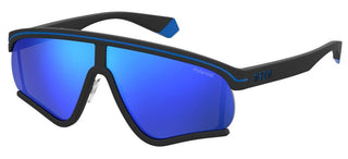Polaroid PLD MSGM 2/G unisex Black Shield Sunglasses
