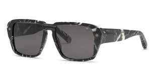 Philipp Plein PLEIN HEXAGON SPP081 unisex Black Squared Sunglasses