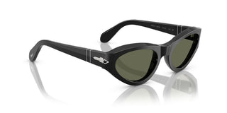 Persol Po 0052s Women Black Cat Eye Sunglasses