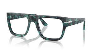 Persol Po 3348v Unisex Blue Geometric Eyeglasses