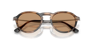 Persol PO 3383S unisex Havana Round Sunglasses