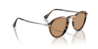 Persol PO 3383S unisex Havana Round Sunglasses