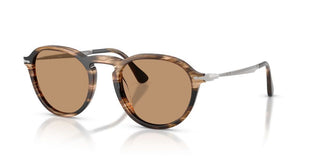 Persol PO 3383S unisex Havana Round Sunglasses