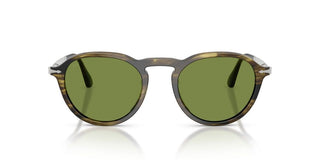 Persol PO 3383S unisex Green Round Sunglasses