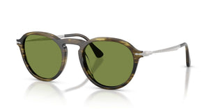 Persol PO 3383S unisex Green Round Sunglasses