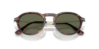 Persol Po 3383s Unisex Havana Round Sunglasses