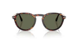 Persol Po 3383s Unisex Havana Round Sunglasses