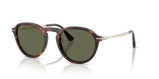 Persol Po 3383s Unisex Havana Round Sunglasses