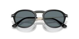 Persol Po 3383s Unisex Black Round Sunglasses