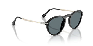 Persol Po 3383s Unisex Black Round Sunglasses