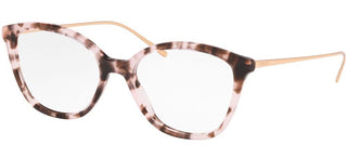Prada PRADA AVANT-GARDE EVOLUTION 11VV women Pink Geometric Eyeglasses