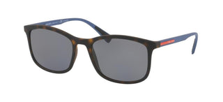 Prada Linea Rossa PRADA LINEA ROSSA CLEAN TEMPLES SPS 01TS men Havana Geometric Sunglasses