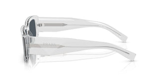Prada Prada Symbole Pr 06ys Men Transparent Geometric Sunglasses