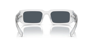 Prada Prada Symbole Pr 06ys Men Transparent Geometric Sunglasses