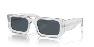Prada Prada Symbole Pr 06ys Men Transparent Geometric Sunglasses