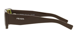 Prada PRADA SYMBOLE PR 06YS men Green Geometric Sunglasses