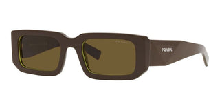 Prada PRADA SYMBOLE PR 06YS men Green Geometric Sunglasses