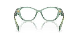 Prada Pr 21zv Women Green Cat Eye Eyeglasses