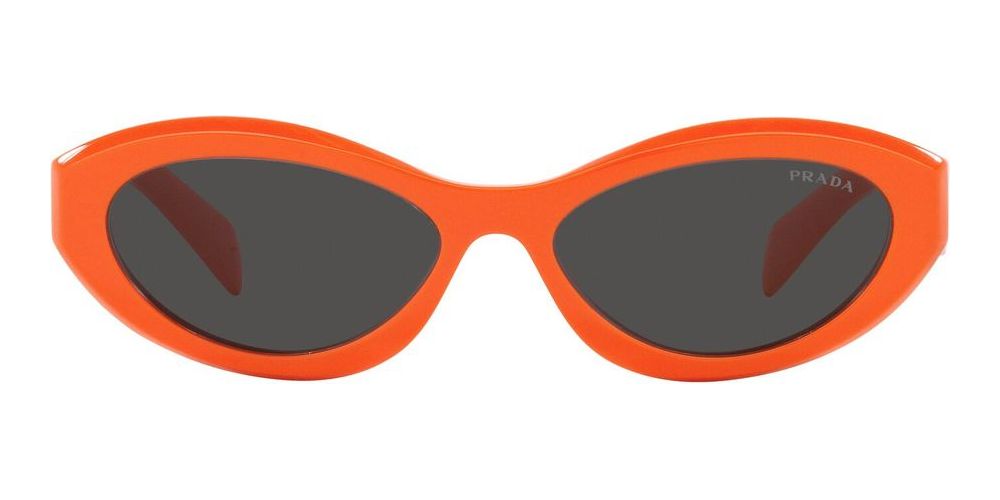 Bold Orange Cat-Eye Sunglasses Bold Translucent Thick Cat Eye Sunglasses Color Tinted Oval  main image 4