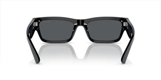 Prada PR A03S men Black Rectangle Sunglasses