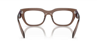Prada PR A06V women Brown Geometric Eyeglasses