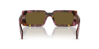 Prada PR A07S women Red Geometric Sunglasses