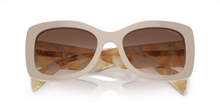 Prada PR A08S women White Geometric Sunglasses