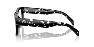Prada Pr A17v Women Black Geometric Eyeglasses