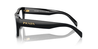 Prada Pr A17v Women Black Geometric Eyeglasses