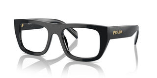 Prada Pr A17v Women Black Geometric Eyeglasses