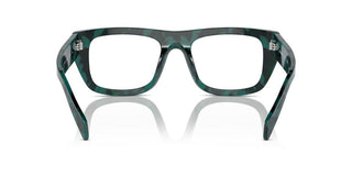 Prada Pr A17v Women Green Geometric Eyeglasses