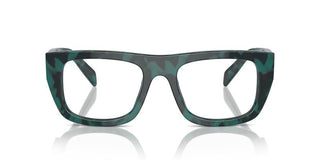 Prada Pr A17v Women Green Geometric Eyeglasses