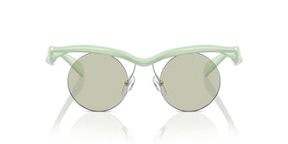 Prada Pr A18s Men Green Round Sunglasses