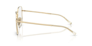 Prada Pr A59v Women Gold Geometric Eyeglasses