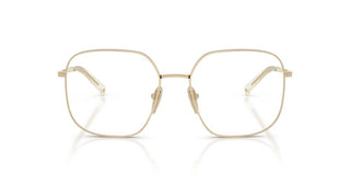 Prada Pr A59v Women Gold Geometric Eyeglasses