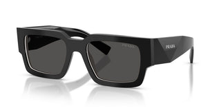Prada Pr B17s Men Black Rectangle Sunglasses