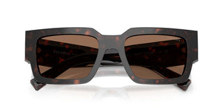 Prada Pr B17s Men Havana Rectangle Sunglasses