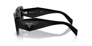 Prada Pr B18s Women Black Squared Sunglasses