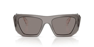 Prada Pr B18s Women Grey Squared Sunglasses