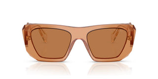 Prada Pr B18s Women Brown Squared Sunglasses