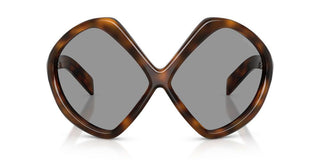 Prada Pr B21s Women Havana Butterfly Sunglasses
